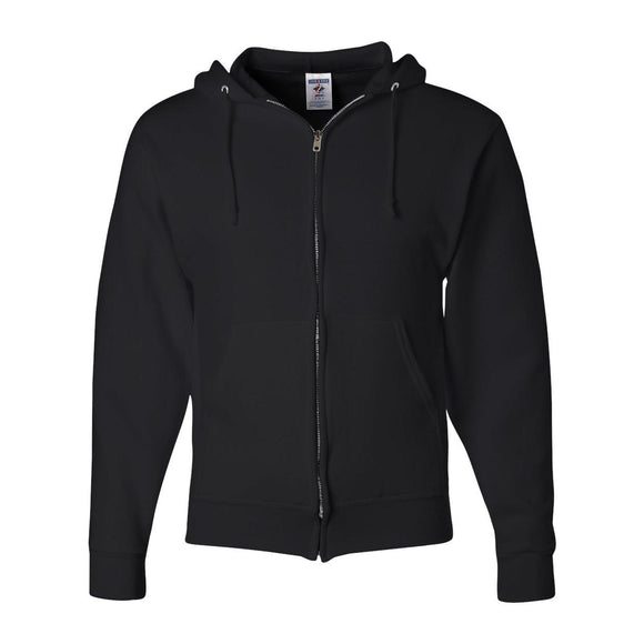 JERZEES - NuBlend® Full-Zip Hooded Sweatshirt - 993MR - Black