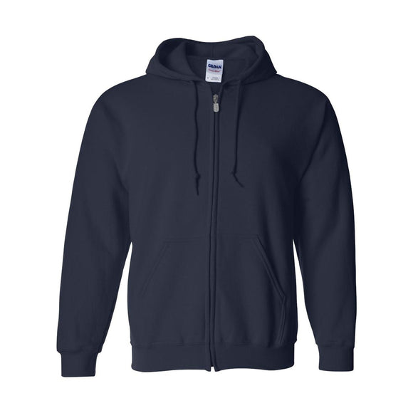 Gildan - Heavy Blend™ Full-Zip Hooded Sweatshirt - 18600 - Navy