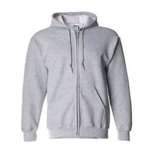 Gildan - DryBlend® Full-Zip Hooded Sweatshirt - 12600 - Sport Grey