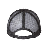 Valucap - Foam Mesh-Back Trucker Cap - VC700 - Black/ Black