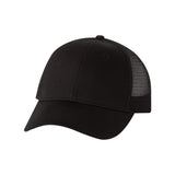 Valucap - Mesh-Back Twill Trucker Cap - VC400 - Black