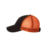 Sportsman - Bio-Washed Trucker Cap - AH80 - Black/ Orange