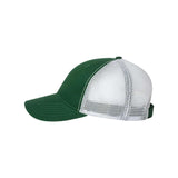 Valucap - Bio-Washed Trucker Cap - AH80 - Dark Green/ White