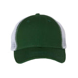 Valucap - Bio-Washed Trucker Cap - AH80 - Dark Green/ White