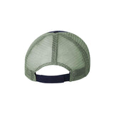 Valucap - Bio-Washed Trucker Cap - AH80 - Navy/ Grey