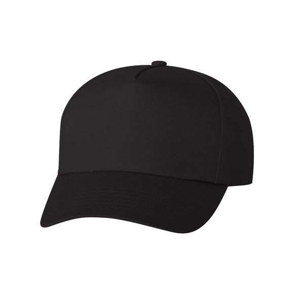 Valucap - Five-Panel Twill Cap - 8869 - Black