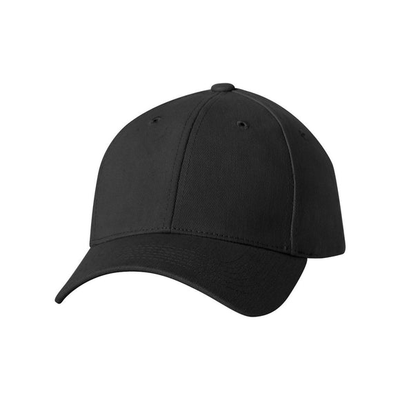 Sportsman - Heavy Brushed Twill Structured Cap - 9910 - Black