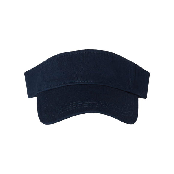 Valucap - Bio-Washed Visor - VC500 - Navy