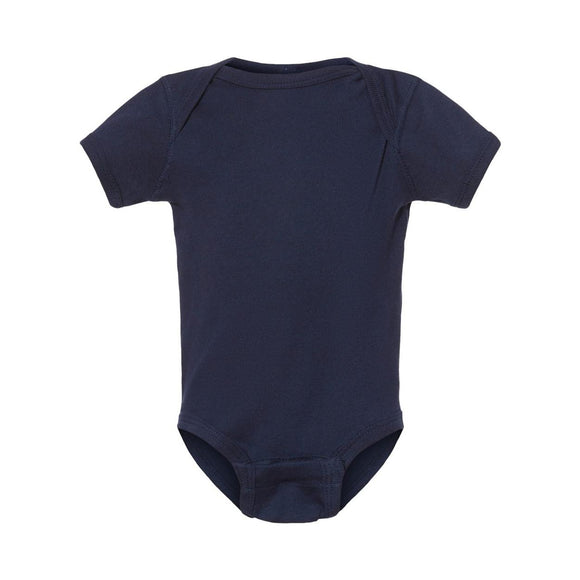 Rabbit Skins - Infant Baby Rib Bodysuit - 4400 - Navy