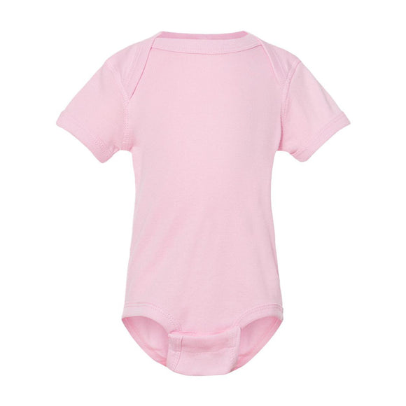 Rabbit Skins - Infant Baby Rib Bodysuit - 4400 - Pink