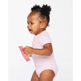 Rabbit Skins - Infant Baby Rib Bodysuit - 4400 - Pink