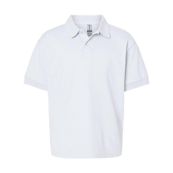 Gildan - Youth DryBlend® Jersey Polo - 8800B - White