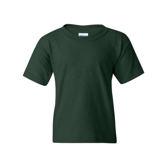 Gildan - Heavy Cotton™ Youth T-Shirt - 5000B - Forest Green