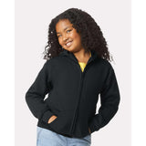 Gildan - Youth Heavy Blend™ Full-Zip Hooded Sweatshirt - 18600B - Black