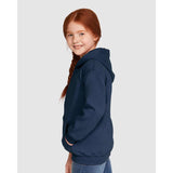 Gildan - Youth Heavy Blend™ Full-Zip Hooded Sweatshirt - 18600B - Navy