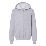 Gildan - Youth Heavy Blend™ Full-Zip Hooded Sweatshirt - 18600B - Sport Grey