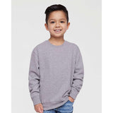 Rabbit Skins - Toddler Fleece Crewneck Sweatshirt - 3317 - Heather