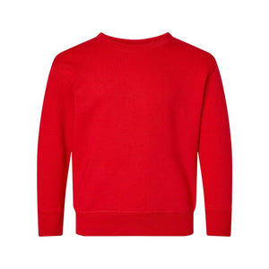 Rabbit Skins - Toddler Fleece Crewneck Sweatshirt - 3317 - Red