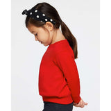 Rabbit Skins - Toddler Fleece Crewneck Sweatshirt - 3317 - Red