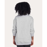 JERZEES - NuBlend® Youth Crewneck Sweatshirt - 562BR - Ash