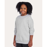 JERZEES - NuBlend® Youth Crewneck Sweatshirt - 562BR - Ash