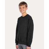 JERZEES - NuBlend® Youth Crewneck Sweatshirt - 562BR - Black