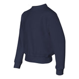 JERZEES - Youth NuBlend® Crewneck Sweatshirt - 562BR - J. Navy
