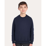 JERZEES - NuBlend® Youth Crewneck Sweatshirt - 562BR - J. Navy