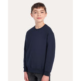 JERZEES - NuBlend® Youth Crewneck Sweatshirt - 562BR - J. Navy