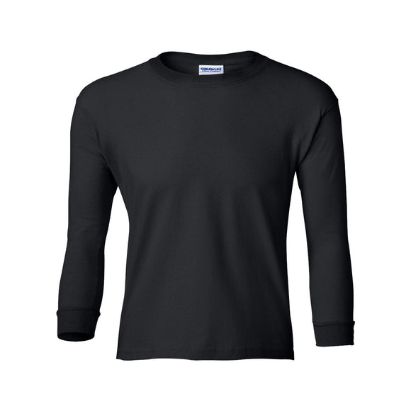 Gildan - Ultra Cotton® Youth Long Sleeve T-Shirt - 2400B - Black