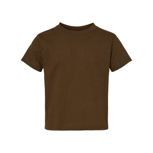 Rabbit Skins - Toddler Cotton Jersey Tee - 3301T - Brown