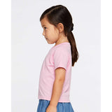 Rabbit Skins - Toddler Cotton Jersey Tee - 3301T - Pink