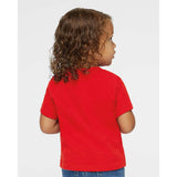 Rabbit Skins - Toddler Cotton Jersey Tee - 3301T - Red