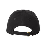 Valucap - Small Fit Bio-Washed Dad Hat - VC300Y - Black