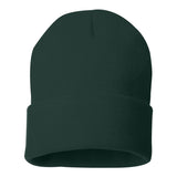 Sportsman - 12" Solid Cuffed Beanie - SP12 - Forest