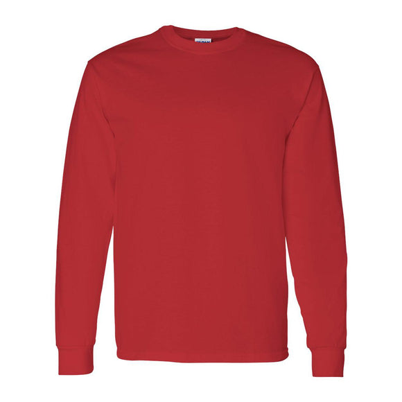 Gildan - Unisex Heavy Cotton™ Long Sleeve T-Shirt - 5400 - Red