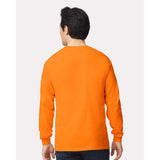 Gildan - Ultra Cotton® Long Sleeve T-Shirt - 2400 - Safety Orange