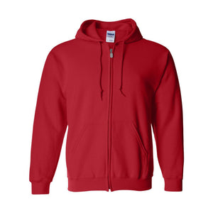 Gildan - Heavy Blend™ Full-Zip Hooded Sweatshirt - 18600 - Red