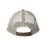 Valucap - Bio-Washed Trucker Cap - AH80 - Brown/ Khaki