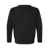 Rabbit Skins - Toddler Fleece Crewneck Sweatshirt - 3317 - Black