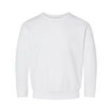 Rabbit Skins - Toddler Fleece Crewneck Sweatshirt - 3317 - White