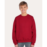 JERZEES - NuBlend® Youth Crewneck Sweatshirt - 562BR - True Red