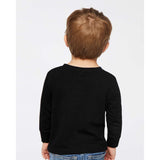 Rabbit Skins - Toddler Cotton Jersey Long Sleeve Tee - 3311 - Black
