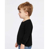 Rabbit Skins - Toddler Cotton Jersey Long Sleeve Tee - 3311 - Black