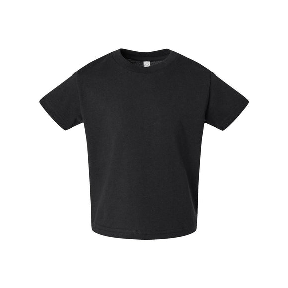 Rabbit Skins - Toddler Cotton Jersey Tee - 3301T - Black