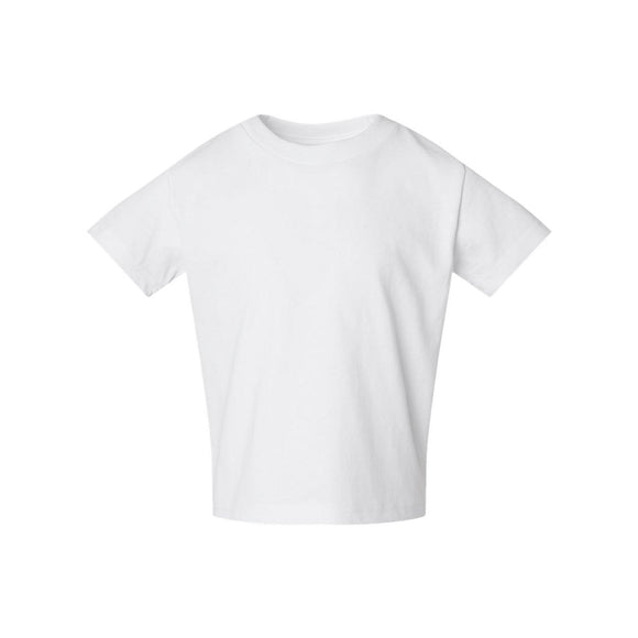 Rabbit Skins - Toddler Cotton Jersey Tee - 3301T - White