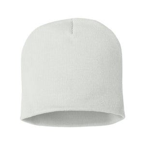 Sportsman - 8" Beanie - SP08 - White