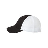 Valucap - Mesh-Back Twill Trucker Cap - VC400 - Black/ White