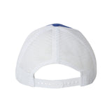 Valucap - Mesh-Back Twill Trucker Cap - VC400 - Royal/ White