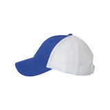 Valucap - Mesh-Back Twill Trucker Cap - VC400 - Royal/ White